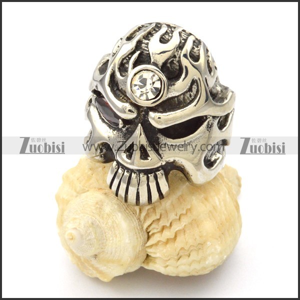 Stainless Steel Skull Rings -r000426