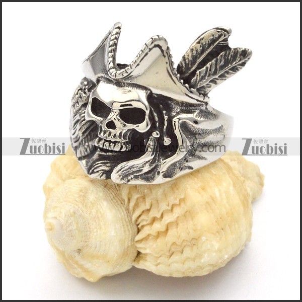 Stainless Steel Skull Rings -r000429