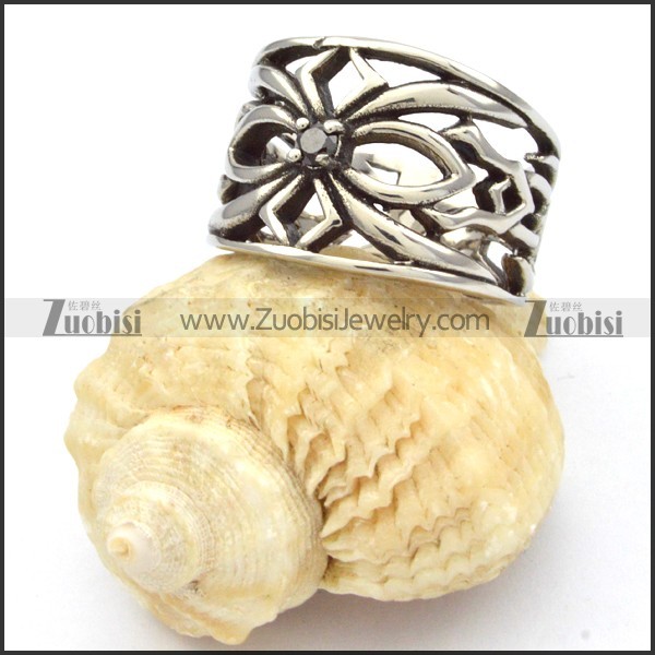 Stainless Steel Stone Rings -r000501