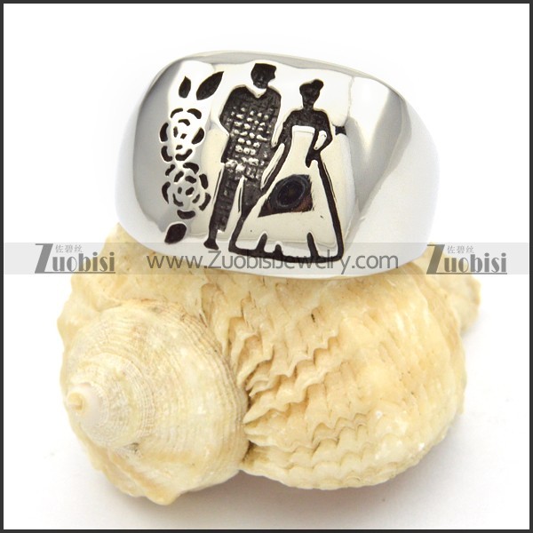 Stainless Steel Wedding Rings -r000445