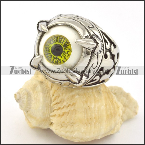Halloween Green Eyeball Rings r001296