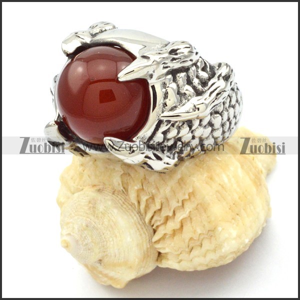 Stainless Steel Stone Rings -r000485