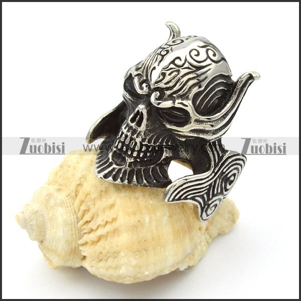 Stainless Steel Skull Rings -r000421