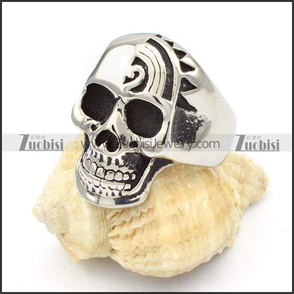 Stainless Steel Skull Rings -r000377