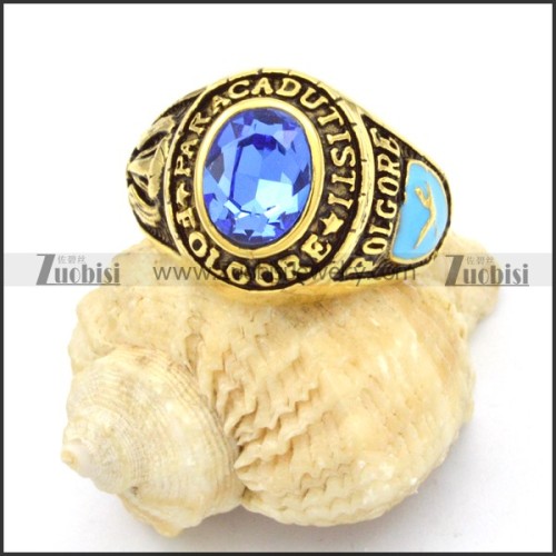 Stainless Steel Stone Rings -r000461