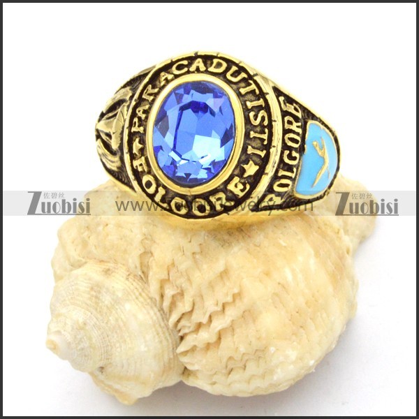 Stainless Steel Stone Rings -r000461