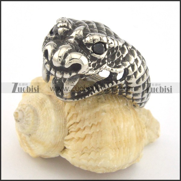 boa ring in stainless steel r001421
