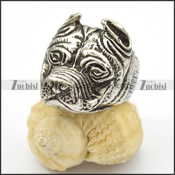 crazy dog ring r001655