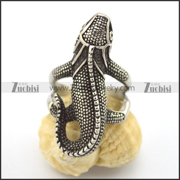 unique lizard ring r001998