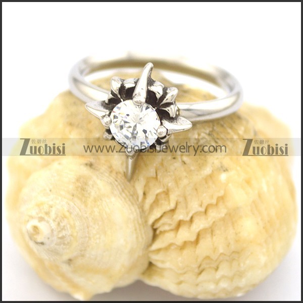 unique clear zircon anniversary rings for women r002075