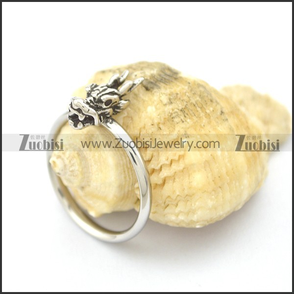 small dragon head ring r002087