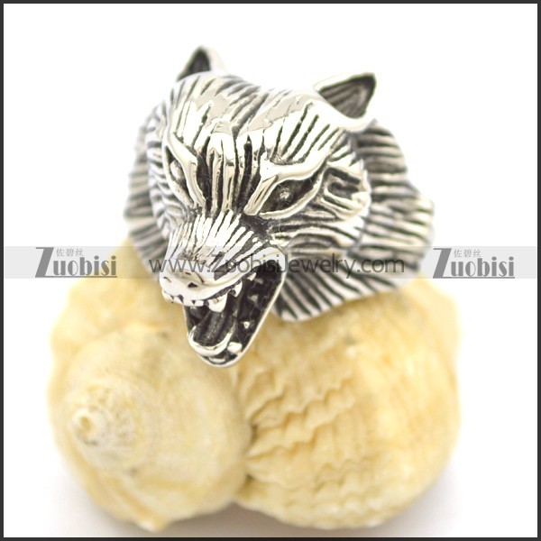 Vintage Big Bad Wolf Ring r002392
