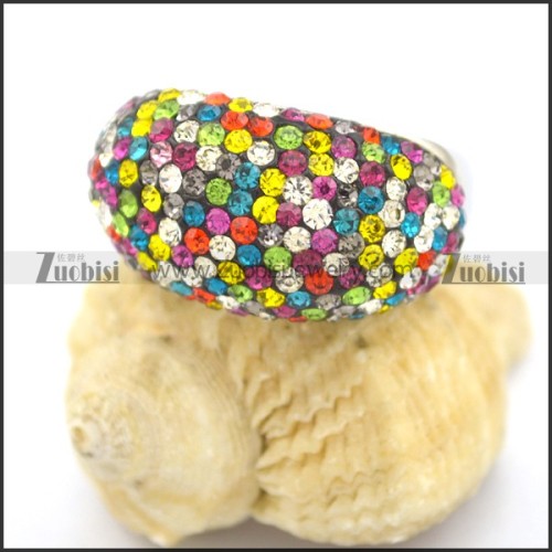 Colorful Rhinestones Promise Rings for Her r002377