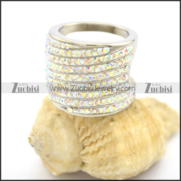 AB Rhinestones Wedding Bands for Women r002373