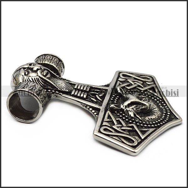 large viking thor hammer pendant p007763