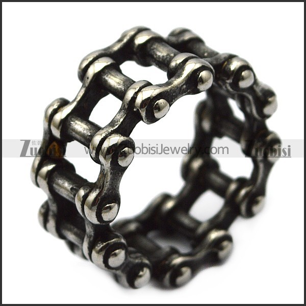 blacken stainless steel bicycle chain ring for riders r005728