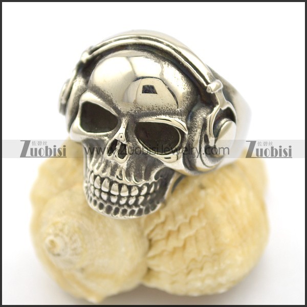 Headphone Philharmonic Skull Ring r002518