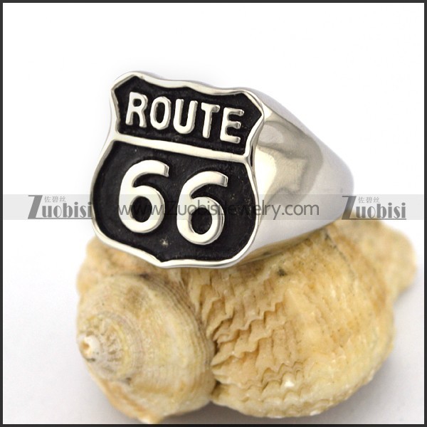 Black 66 Road Ring r002983