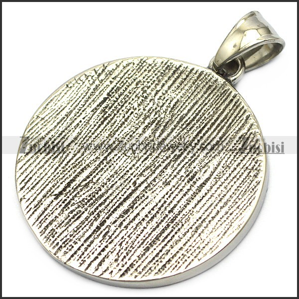 Viking Runes Coin Wolf Pendant as Gift for Men p007864