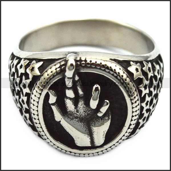 Fingers Crossed Good Luck Ring r005781