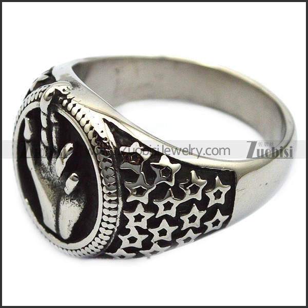 Fingers Crossed Good Luck Ring r005781