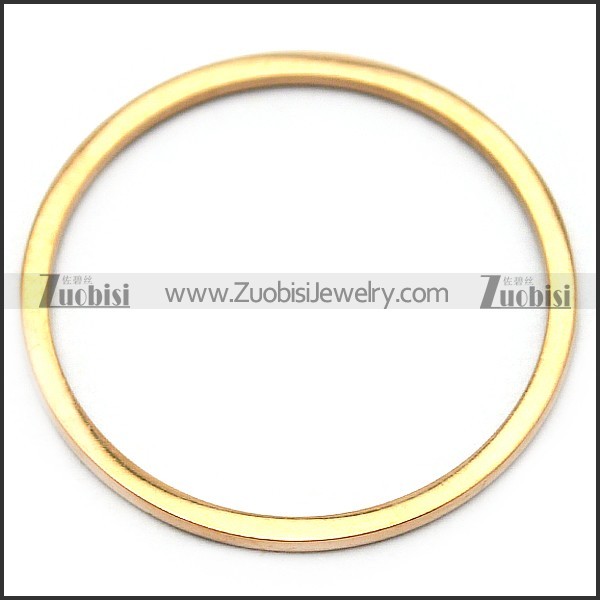 Rose Gold Thin Layering Stainless Steel Ring r005872