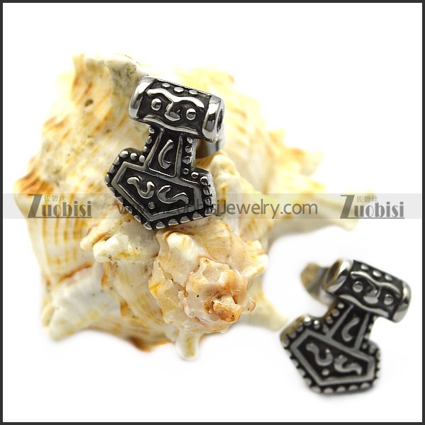 316l stainless steel thor earring e001577