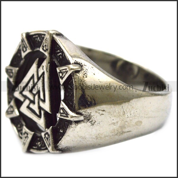 stainless steel viking ring r005957