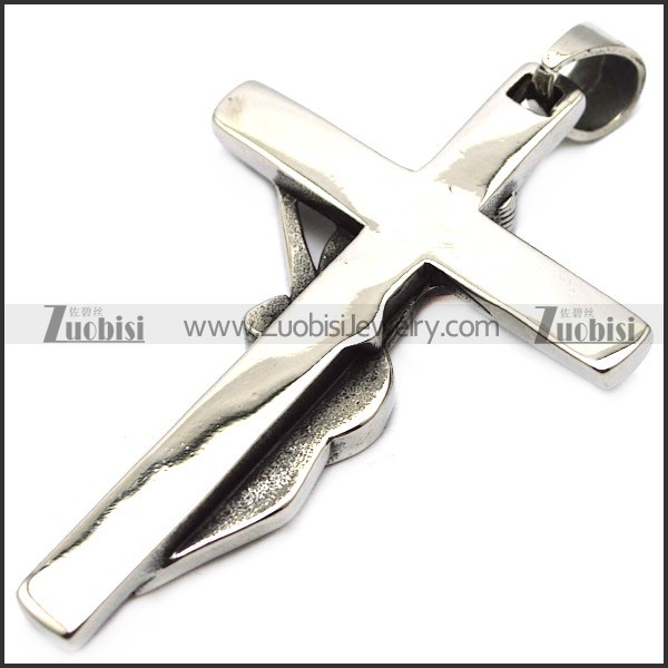 jh rocker black rhinestons guitar cross pendant for french rock fans p008224
