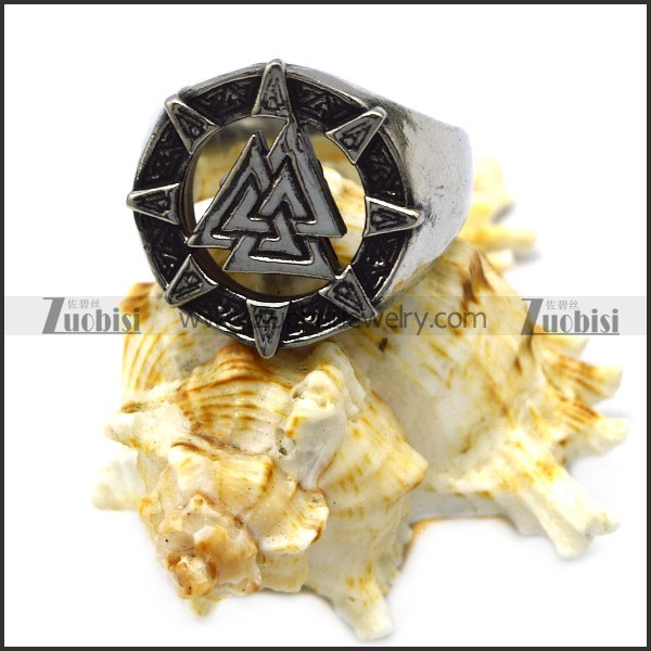 stainless steel viking ring r005957
