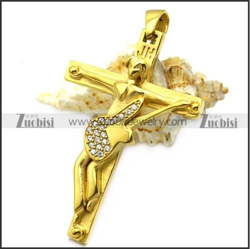 gold plated johnny hallyday cross for french rock fans p008525