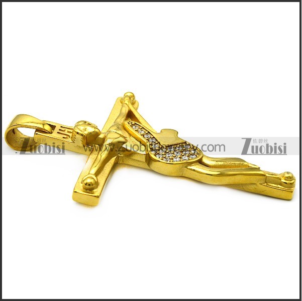 gold plated johnny hallyday cross for french rock fans p008525