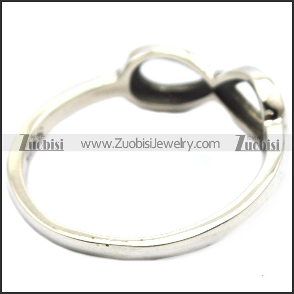 lucky 8 sterling silver ring for beauty r006305