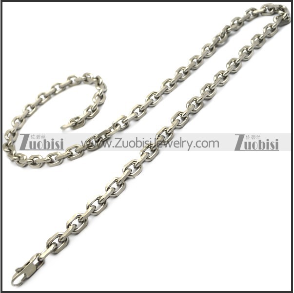 8MM Wide Stainless Steel Razor Chain n002334