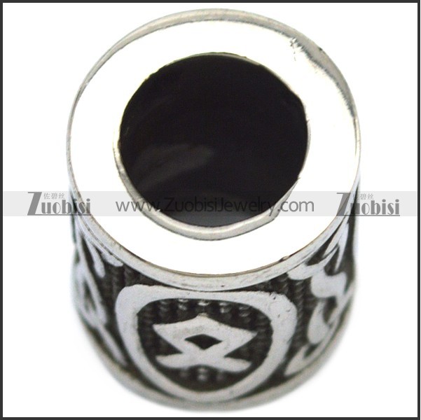 Stainless Steel Charm as Beard Beads a000872