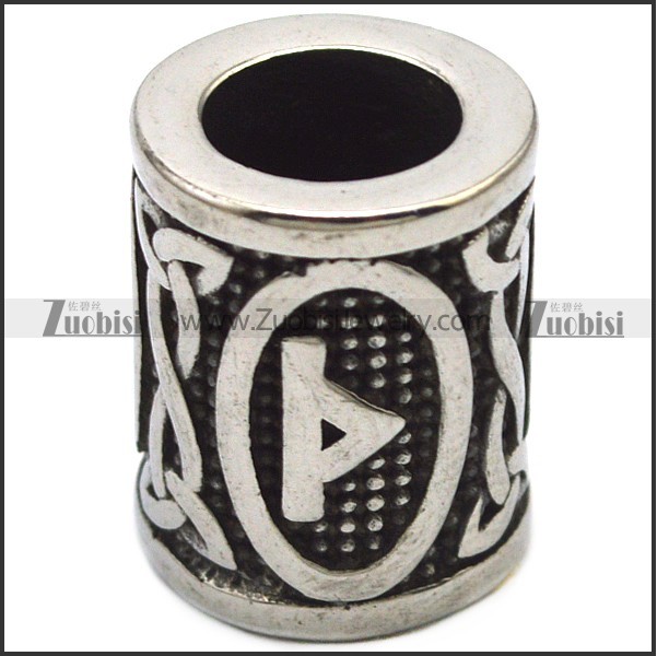 Stainless Steel Beard Beads a000871