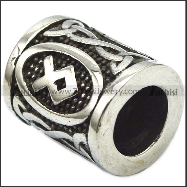 Stainless Steel Charm as Beard Beads a000872