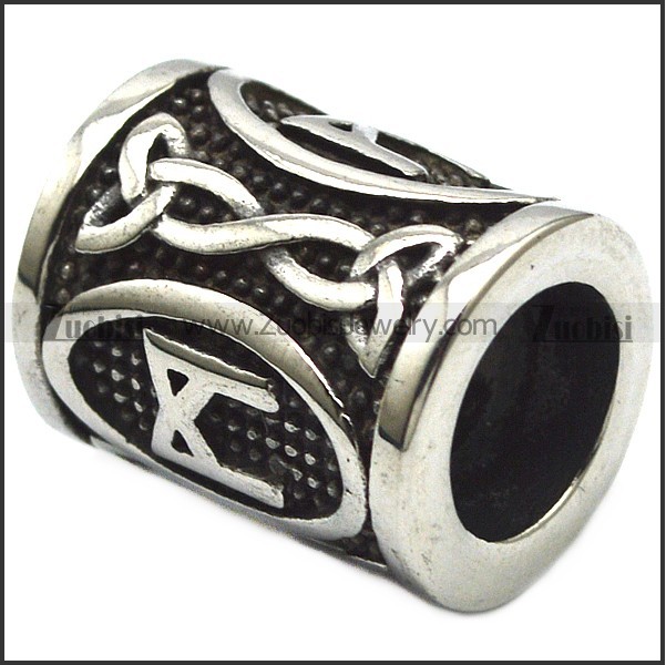 Norse Viking Runes Beard Beads a000867