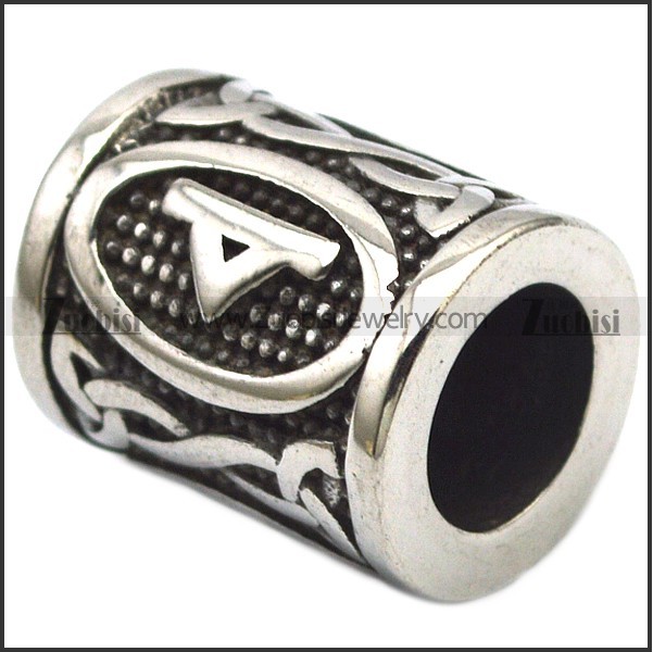 Stainless Steel Beard Beads a000871