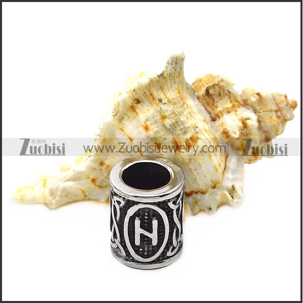 Super Quality Stainless Steel Beard Beads a000878