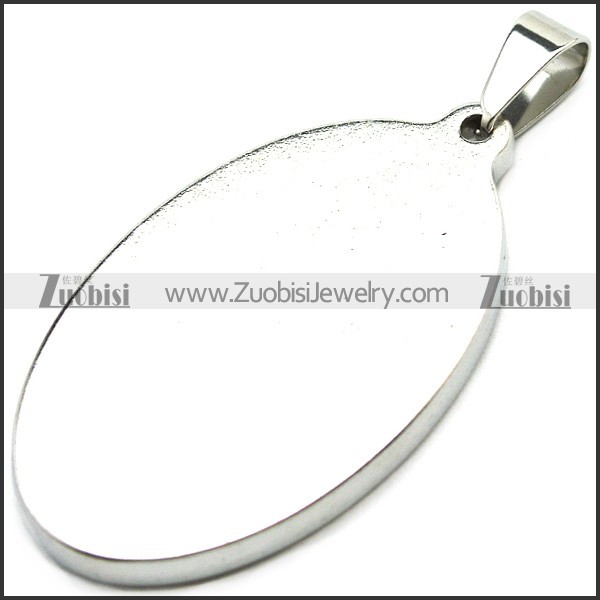 Silver Plated Stainless Steel Virgin Mary Pendant p009713