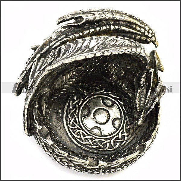 Vintage Stainless Steel Ashtray Ornament a000996