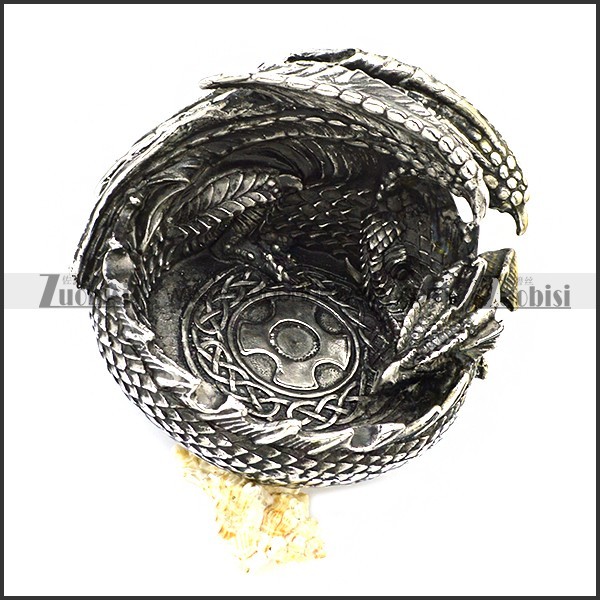 Vintage Stainless Steel Ashtray Ornament a000996