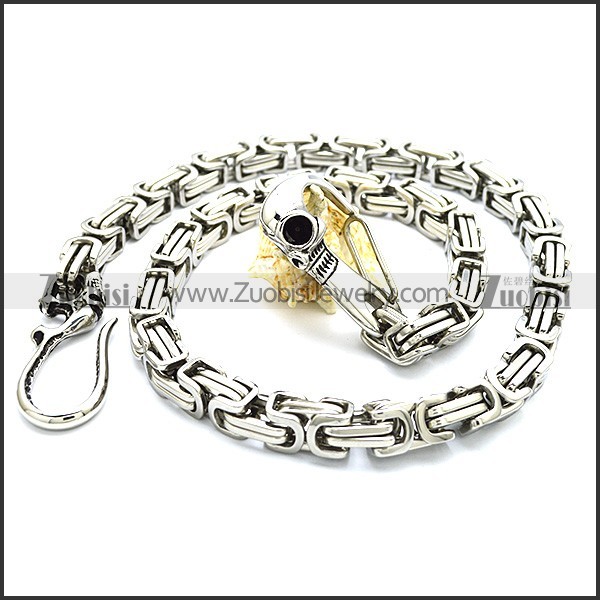 Skull Wallet Chain Biker Custom y000058