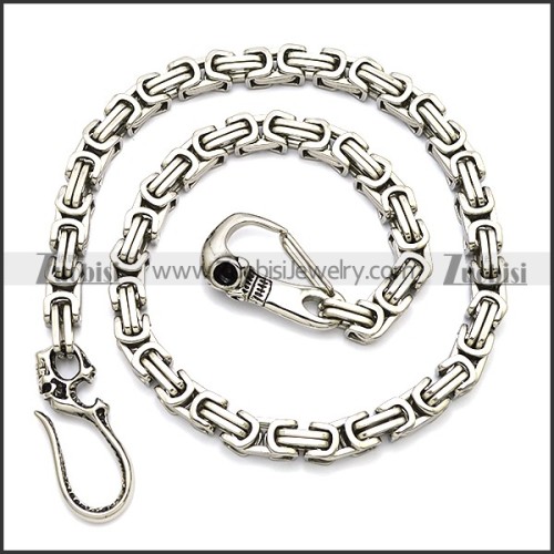 Skull Wallet Chain Biker Custom y000058