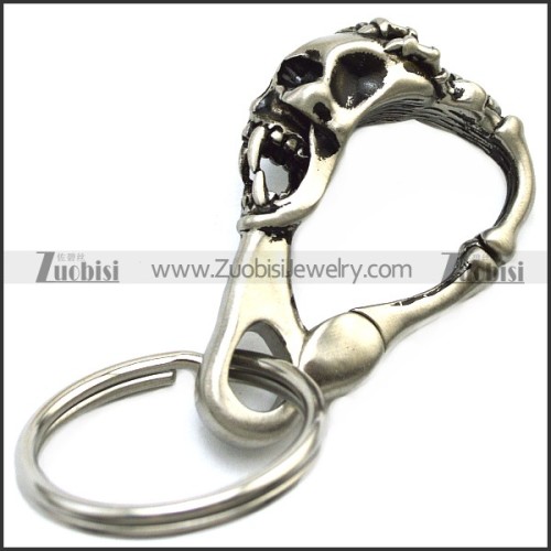 Stainless Steel Vampire Keyring k000066