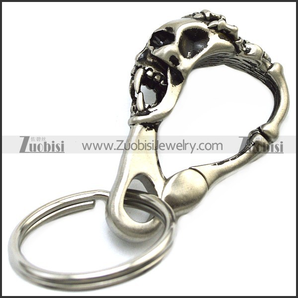 Stainless Steel Vampire Keyring k000066