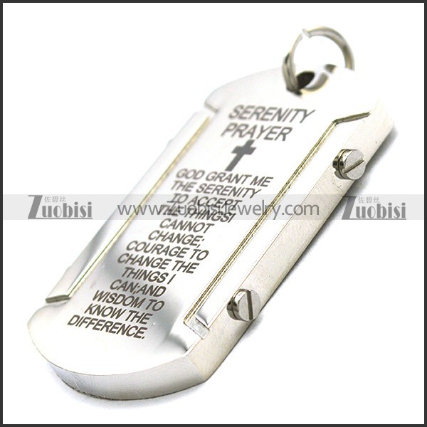 Stainless Steel Pendant p010237