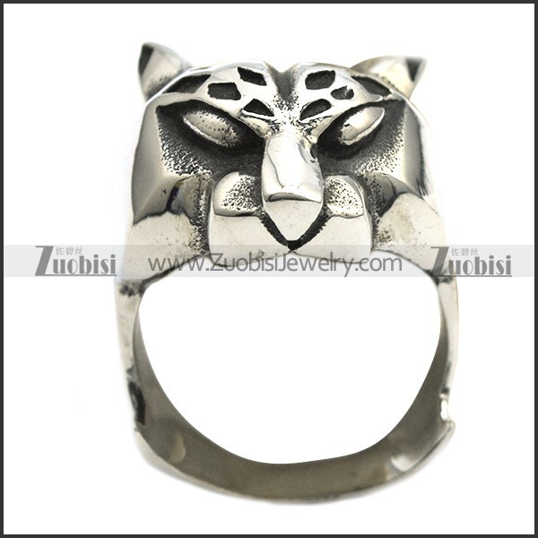 Stainless Steel Leopard Ring JR350109