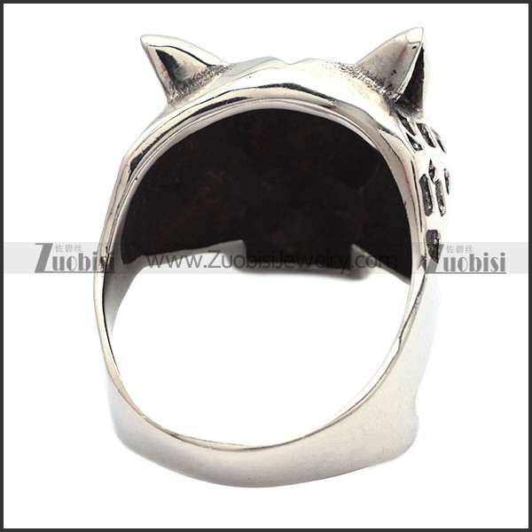 Stainless Steel Leopard Ring JR350109